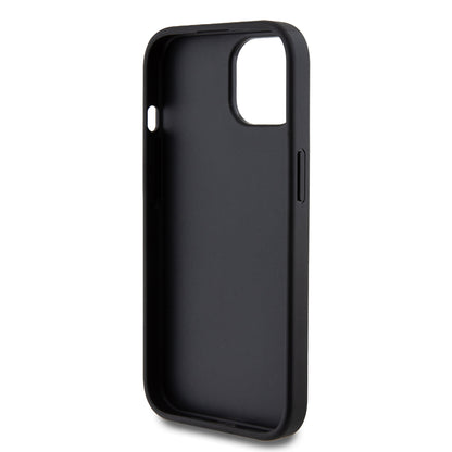 Case for Apple iPhone 15, Guess, Glitter Big 4G Script, Black