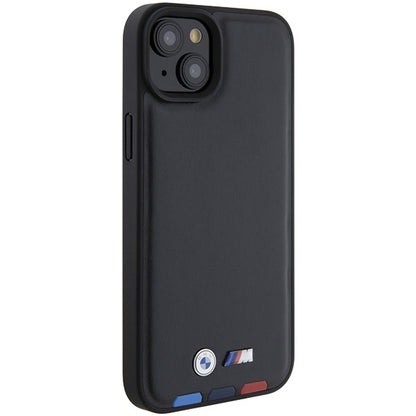 Hülle für Apple iPhone 15 Plus, BMW, Stamp Tricolor, Schwarz
