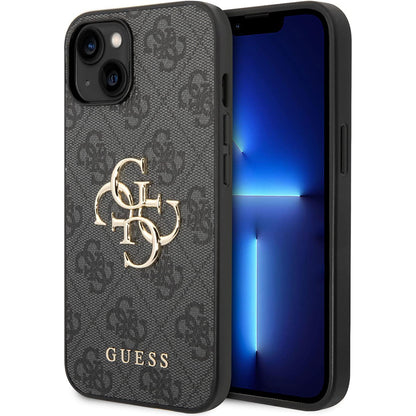 Hoes voor Apple iPhone 15 Plus, Guess, 4G Big Logo, Gri
