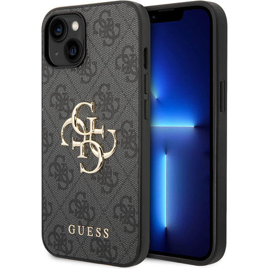 Hoes voor Apple iPhone 15 Plus, Guess, 4G Big Logo, Gri