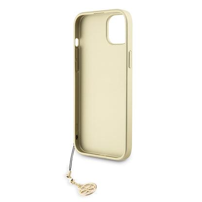 Étui pour Apple iPhone 15 Plus, Guess, 4G Charm, Gris