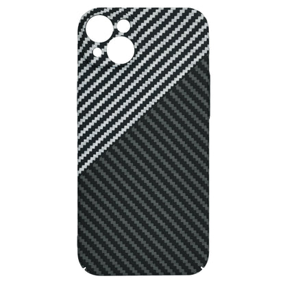 Hoes voor Apple iPhone 15 Plus, Techsuit, Carbonite FiberShell, Zwart Grijs
