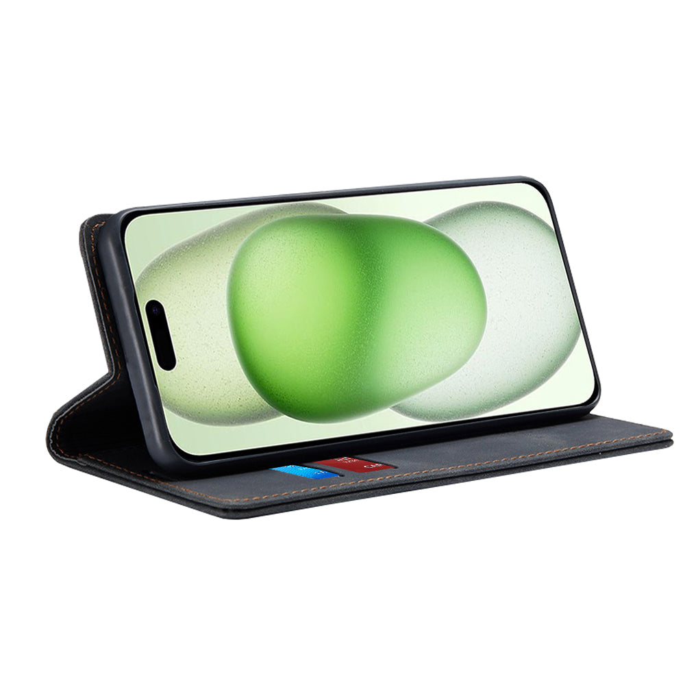 Hülle für Apple iPhone 15 Plus, Techsuit, Confy, Schwarz