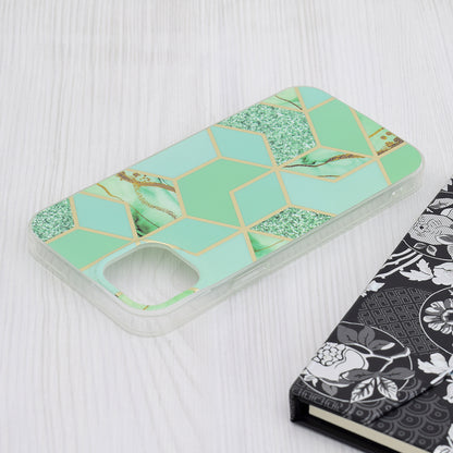 Coque pour Apple iPhone 15 Plus, Techsuit, Marble, Vert