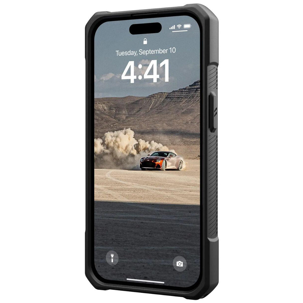 Coque pour Apple iPhone 15 Plus, Urban Armor Gear, Monarch Carbon, Noire