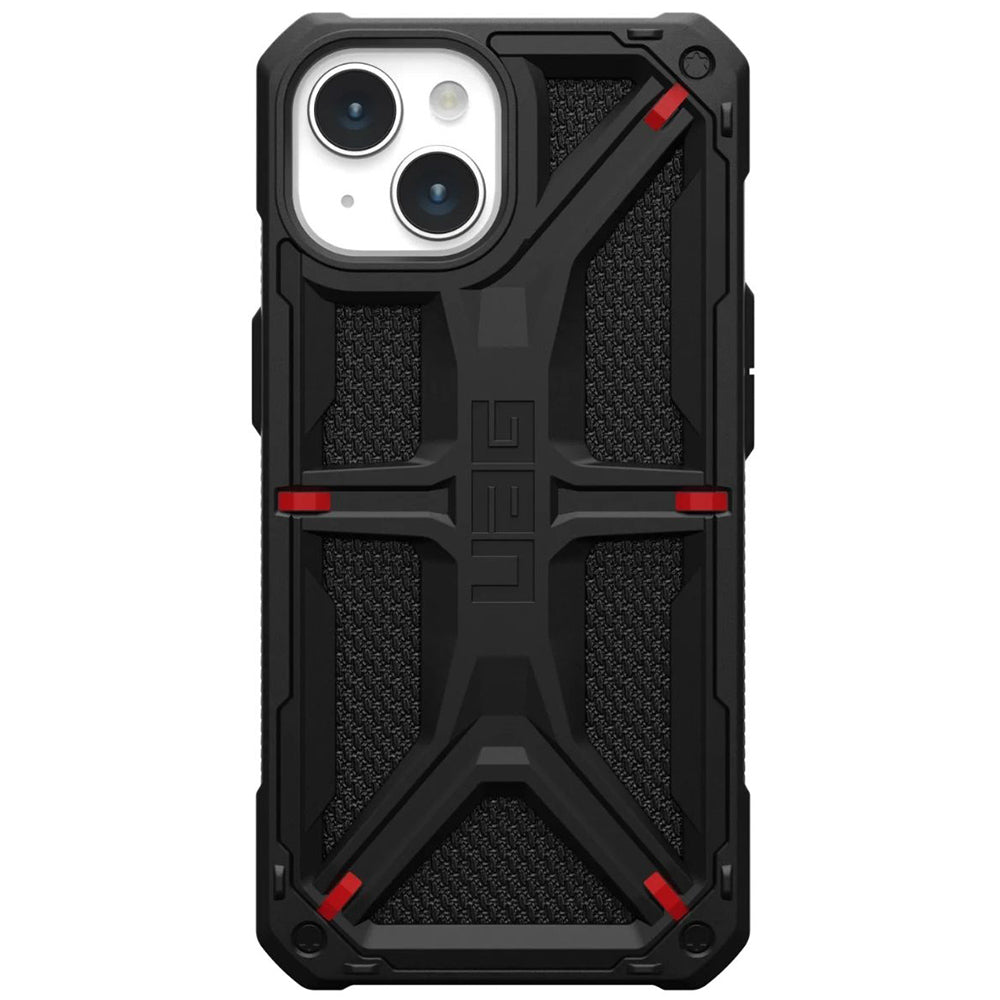 Coque pour Apple iPhone 15 Plus, Urban Armor Gear, Monarch Kevlar, Noire