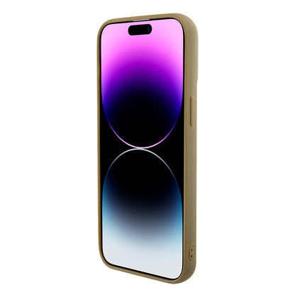 Hoes voor Apple iPhone 15 Pro Max, Guess, Disco Metal Script, Goud