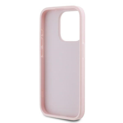 Hoes voor Apple iPhone 15 Pro Max, Karl Lagerfeld, Diagonal Quilted Script, Roze