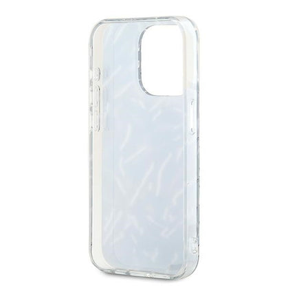 Étui pour Apple iPhone 15 Pro Max, Karl Lagerfeld, Zebra with Cord Strap, Violet