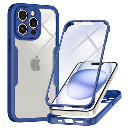 Coque pour Apple iPhone 15 Pro Max, Techsuit, ColorVerse 360, Bleue