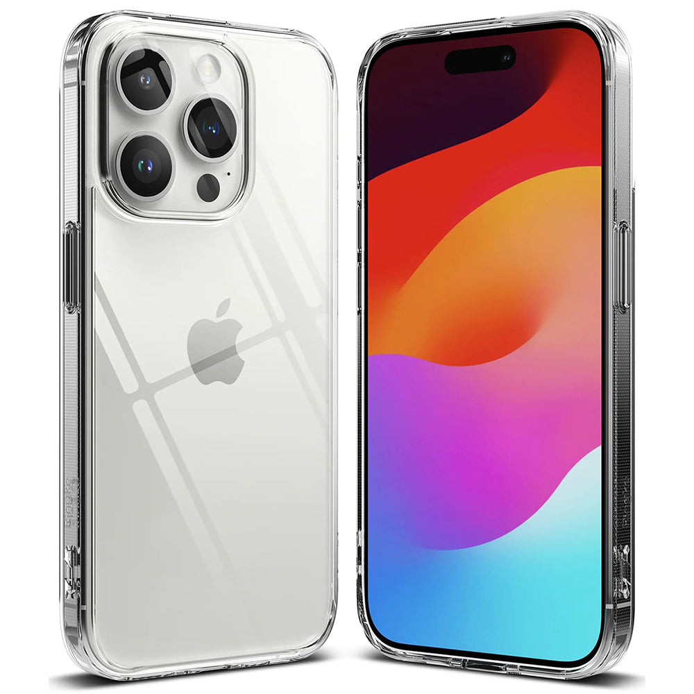 Hoesje voor Apple iPhone 15 Pro, Ringke, Fusion, Transparant