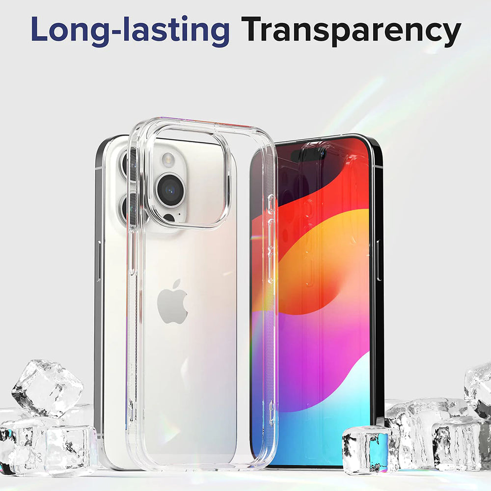 Hoesje voor Apple iPhone 15 Pro, Ringke, Fusion, Transparant