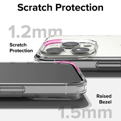 Hoesje voor Apple iPhone 15 Pro, Ringke, Fusion, Transparant