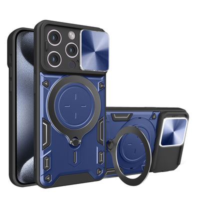 Coque pour Apple iPhone 15 Pro, Techsuit, CamGuard Pro, Bleue