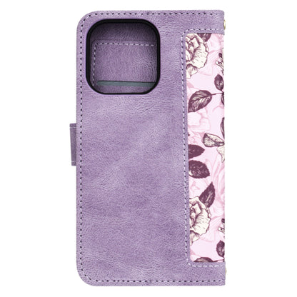 Hoes voor Apple iPhone 15 Pro, Techsuit, FlipCraft, Paars