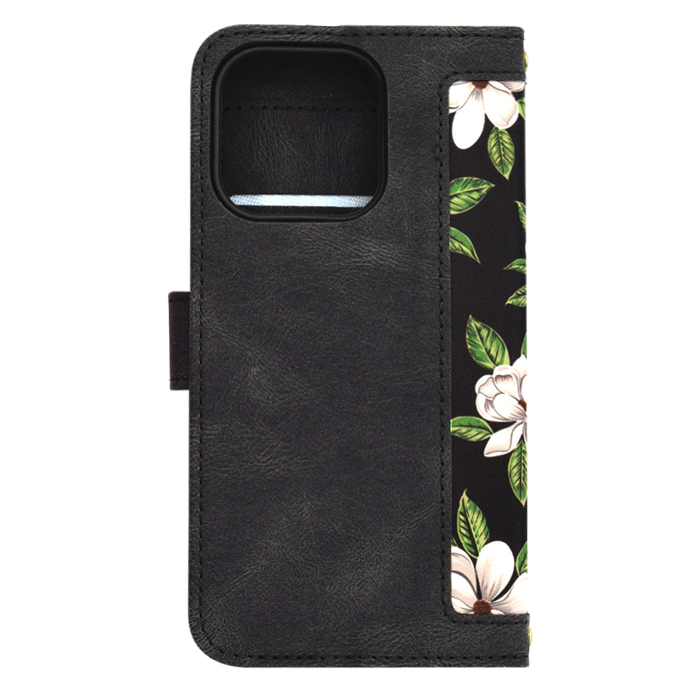 Hülle für Apple iPhone 15 Pro, Techsuit, FlipCraft, Schwarz