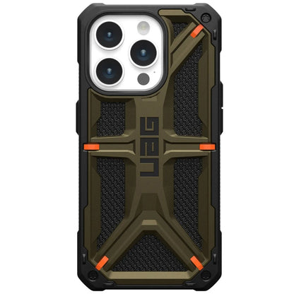 Coque pour Apple iPhone 15 Pro, Urban Armor Gear, Monarch Kevlar, Vert