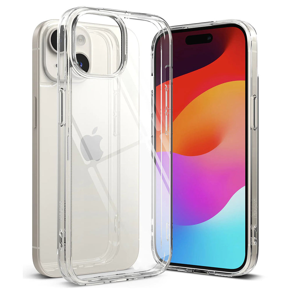 Hoesje voor Apple iPhone 15, Ringke, Fusion, Transparant
