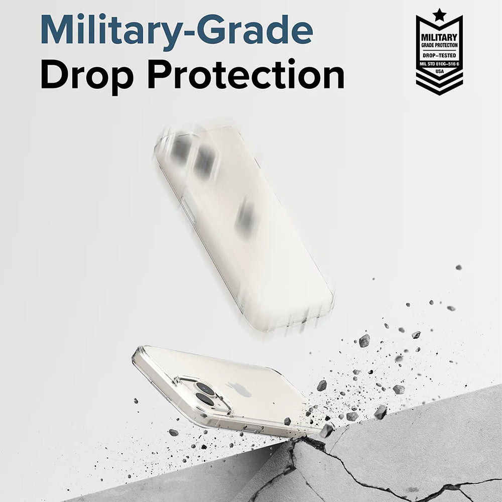 Hoesje voor Apple iPhone 15, Ringke, Fusion, Transparant