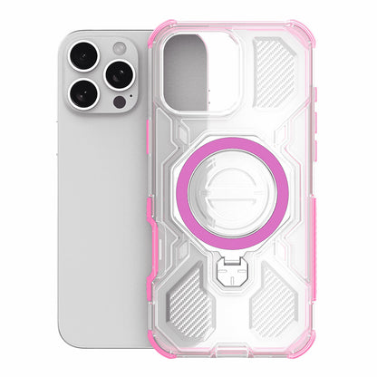 Coque pour Apple iPhone 15, Techsuit, Carbon Shield Pro, Rose