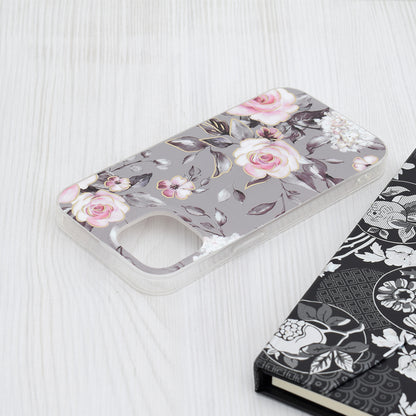 Coque pour Apple iPhone 15, Techsuit, Marble, Gris