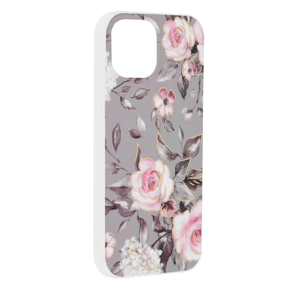 Coque pour Apple iPhone 15, Techsuit, Marble, Gris
