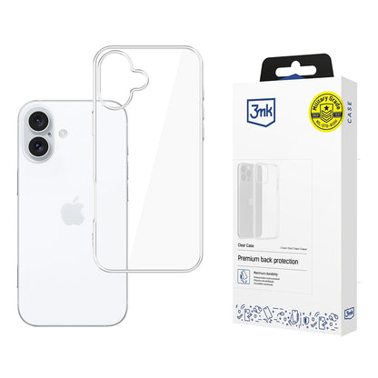 Case for Apple iPhone 16, 3MK, Clear, Transparent