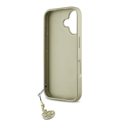 Hoes voor Apple iPhone 16, Guess, 4G Charm, Zwart