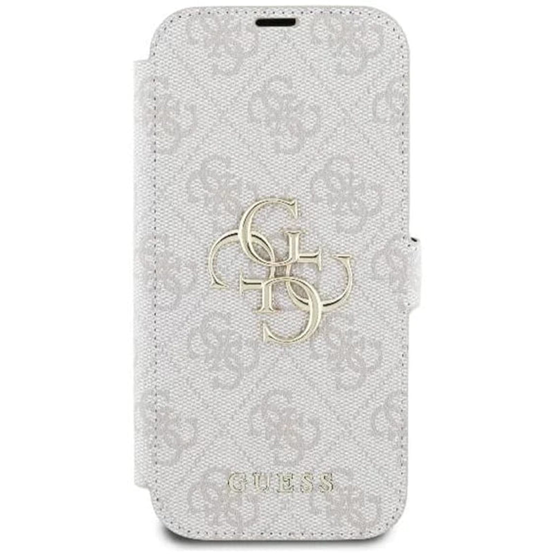 Hülle für Apple iPhone 16 Plus, Guess, 4G Book, Rosa