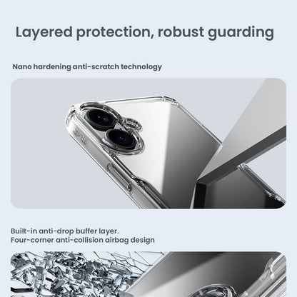 Coque pour Apple iPhone 16 Plus, Nillkin, Nature Pro, Bleue