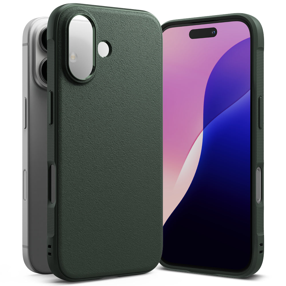 Coque pour Apple iPhone 16 Plus, Ringke, Onyx, Vert Foncé