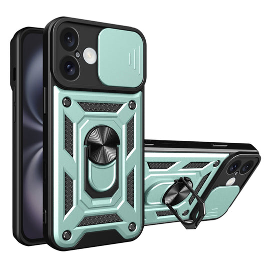 Hoes voor Apple iPhone 16 Plus, Techsuit, CamShield, Groen