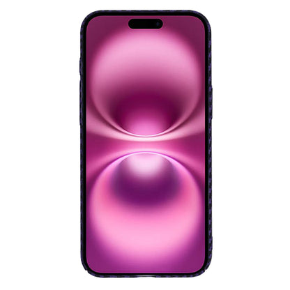 Coque pour Apple iPhone 16 Plus, Techsuit, Carbonite FiberShell, Violet