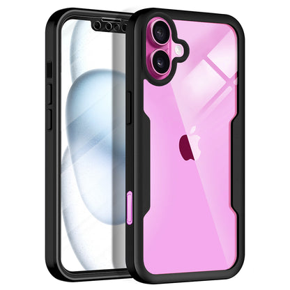 Hülle für Apple iPhone 16 Plus, Techsuit, ColorVerse 360, Schwarz