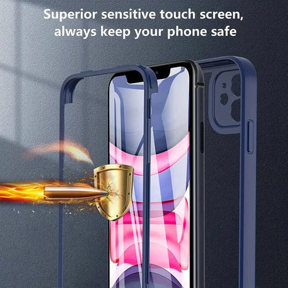 Hülle für Apple iPhone 16 Plus, Techsuit, ColorVerse 360, Schwarz
