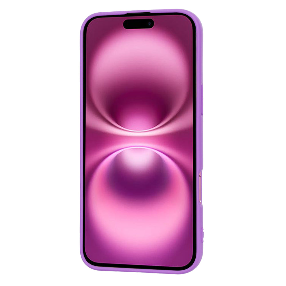 Hülle für Apple iPhone 16 Plus, Techsuit, SoftFlex, Lila