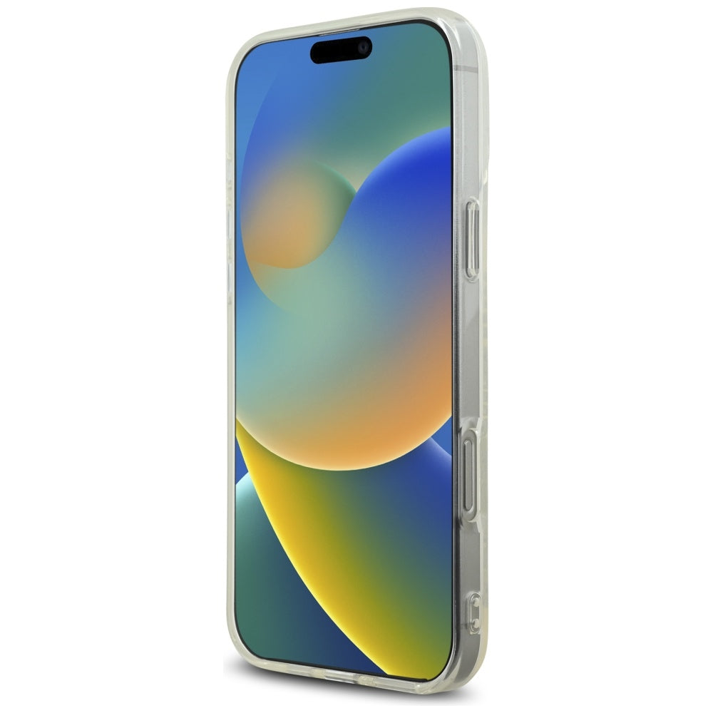 Étui pour Apple iPhone 16 Pro, Karl Lagerfeld, Logo Transparent IML Rhinestones, Transparent