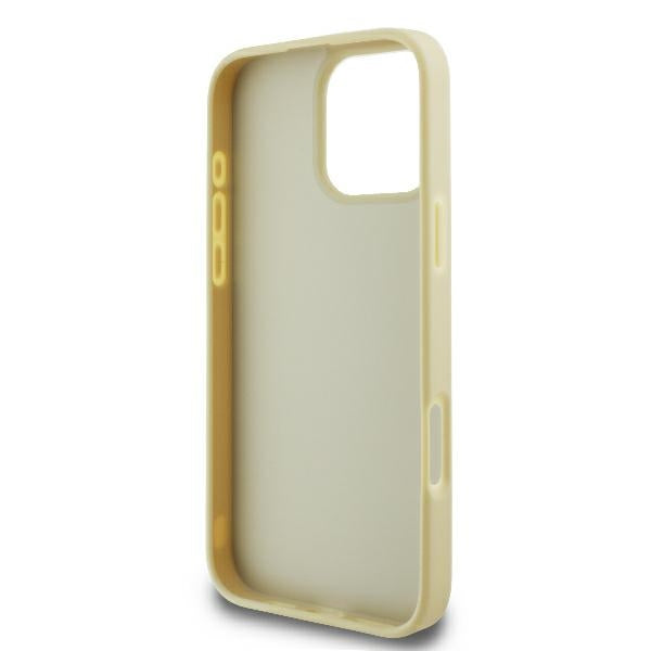 Hülle für Apple iPhone 16 Pro, Karl Lagerfeld, Metal Signature, Gold