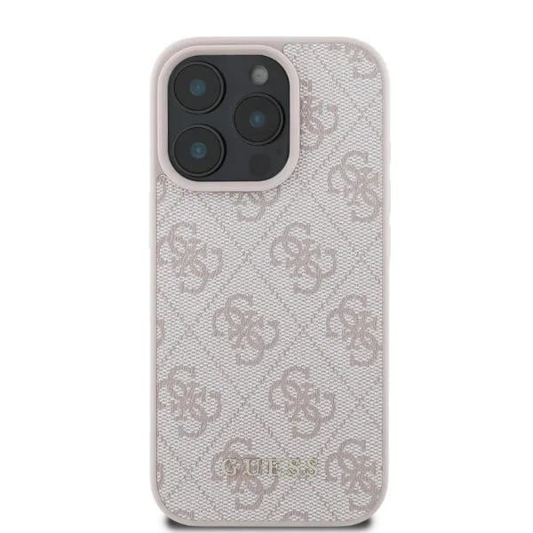 Hoesje voor Apple iPhone 16 Pro Max, Guess, 4G Classic, Roze