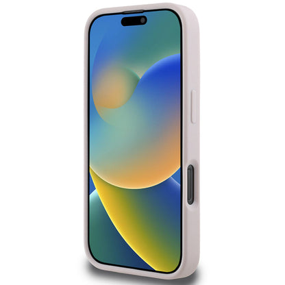 Hoes voor Apple iPhone 16 Pro Max, Guess, Quilted Metal Logo, Roze