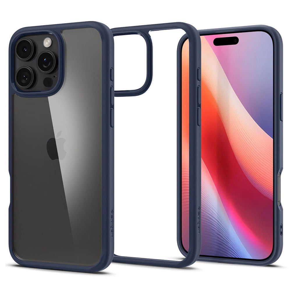Hülle für Apple iPhone 16 Pro Max, Spigen, Ultra Hybrid, Marineblau