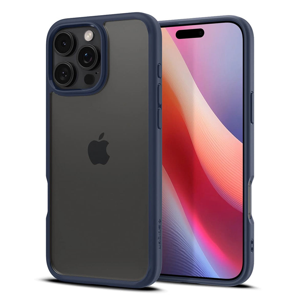 Hülle für Apple iPhone 16 Pro Max, Spigen, Ultra Hybrid, Marineblau