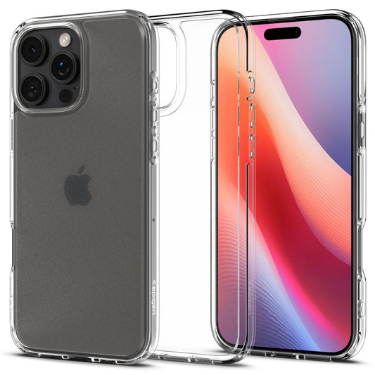 Hülle für Apple iPhone 16 Pro Max, Spigen, Ultra Hybrid, Satiniert Transparent ACS07993