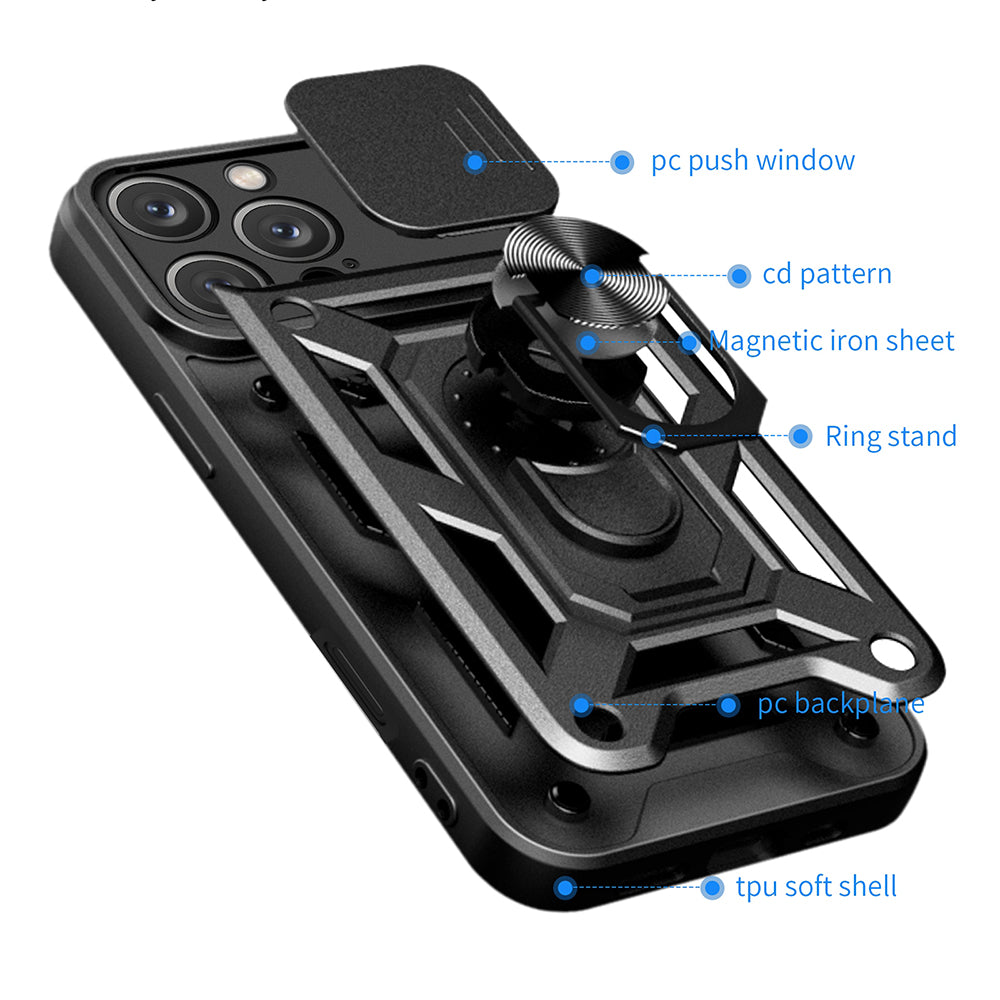 Coque pour Apple iPhone 16 Pro Max, Techsuit, CamShield, Vert