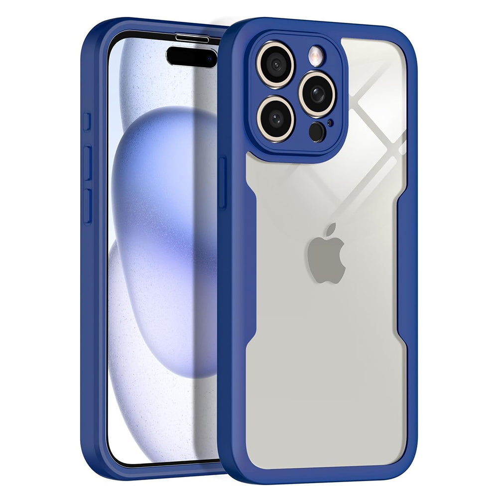 Hoes voor Apple iPhone 16 Pro Max, Techsuit, ColorVerse 360, Blauw