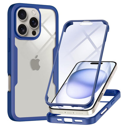 Hoes voor Apple iPhone 16 Pro Max, Techsuit, ColorVerse 360, Blauw