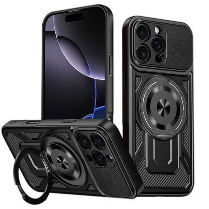 Coque pour Apple iPhone 16 Pro Max, Techsuit, RuggedCam, Noire