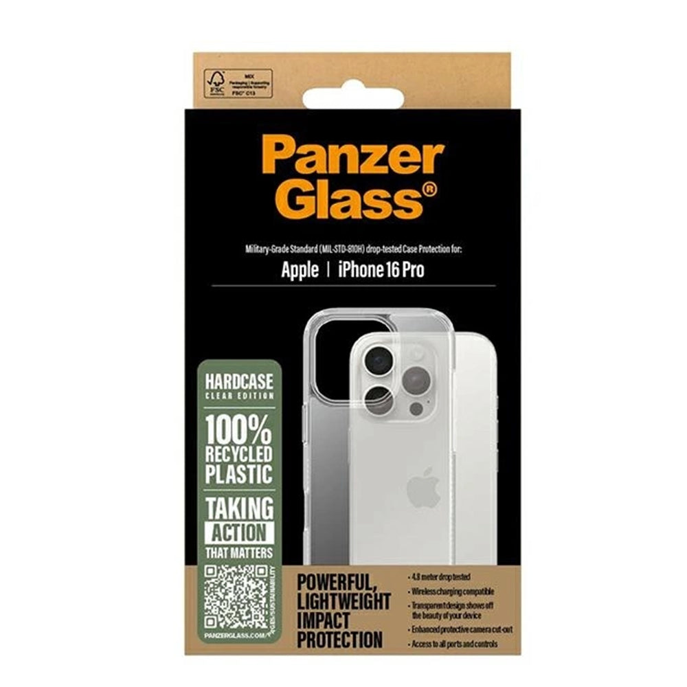 Étui pour Apple iPhone 16 Pro, PanzerGlass, HardCase, Transparent