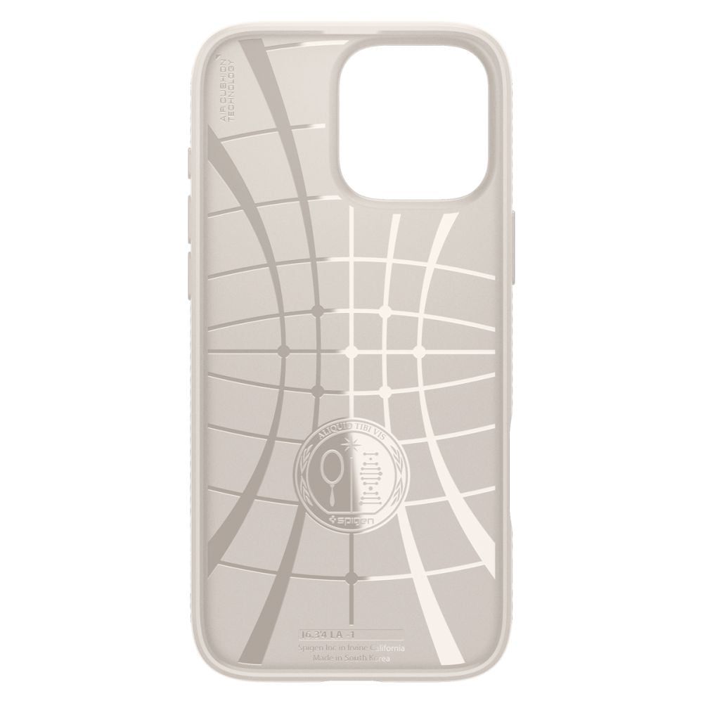 Étui pour Apple iPhone 16 Pro, Spigen, Liquid Air, Beige ACS08120