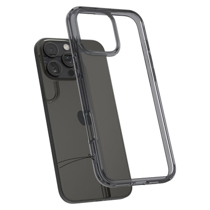 Hülle für Apple iPhone 16 Pro, Spigen, Ultra Hybrid, Rauchgrau ACS08123